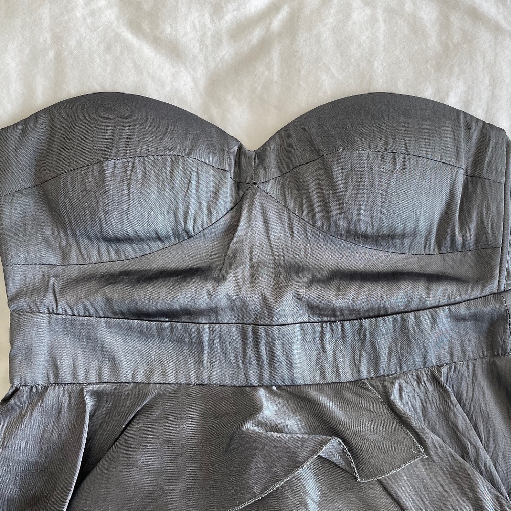 Metallic Strapless Mini Dress - Picture 6 of 7